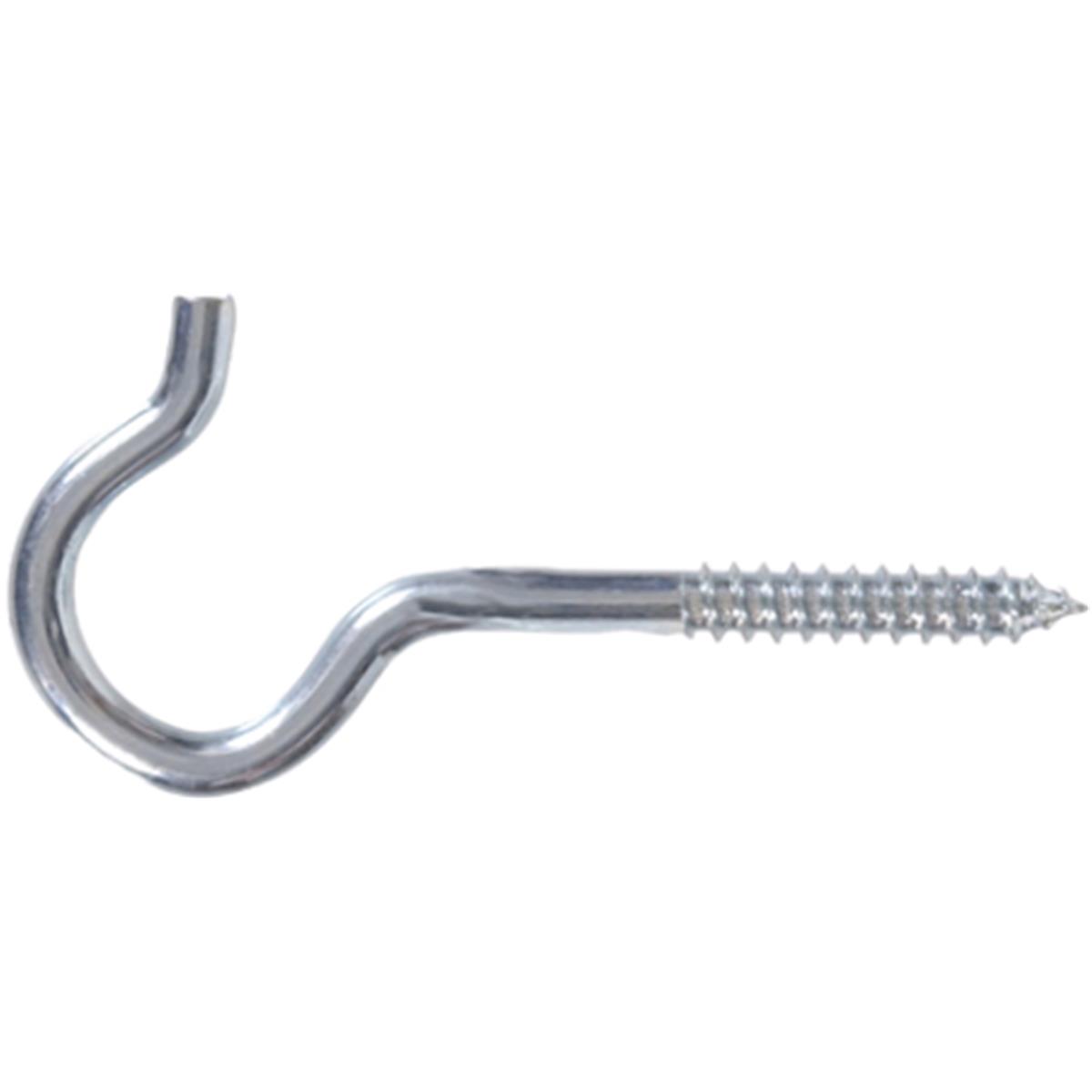 0.243 X 4.12 In. Zinc Plated Screw Hook, Pack Of 10