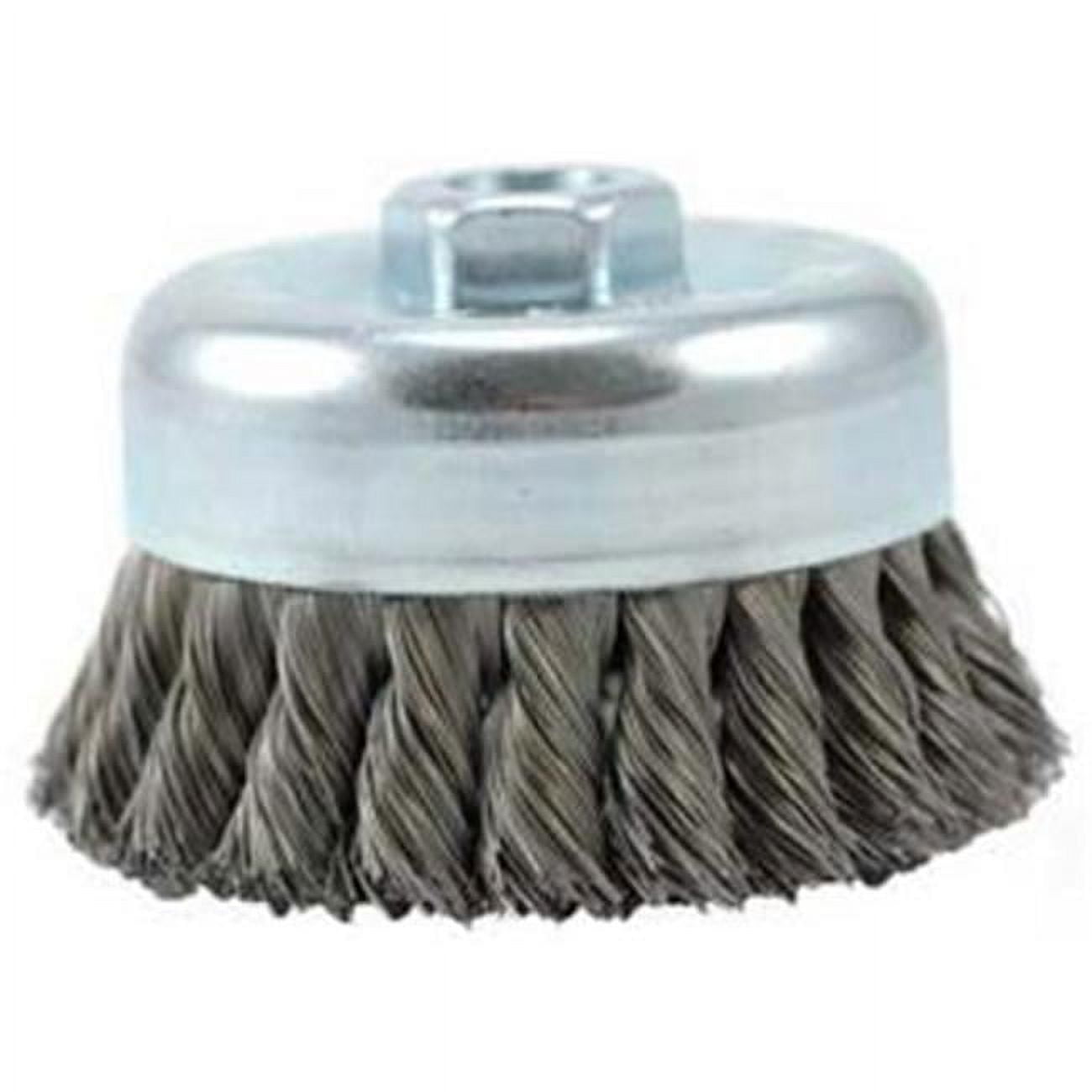 22021 3 In. Single Row Knotted Wire Cup Brush