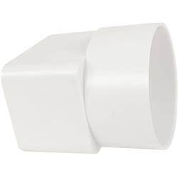 45233 2 X 3 X 3 In. Pvc Downspout Adapter