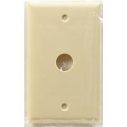 Cooper Wiring 2159v-box 1 Gal 0.625 In. Telephone Coaxial Hole Plate - Ivory