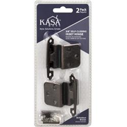 Kfhi-a-orb2 Inset Hinge, Oil Rubbered Bronze - Pack Of 2
