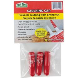 Clk-3 1 In. Red Caulking Cap - Pack Of 3