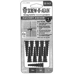 Sia-10pk-m 2 In. Masonry Anchor, Black - Pack Of 10