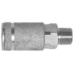 Dc21 0.25 X 0.25 In. Npt Air Chief Industrial Semi-automatic Male Threaded Coupler