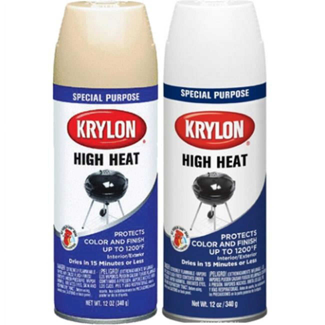 K01505000 12 Oz High Heat White Spray Paint