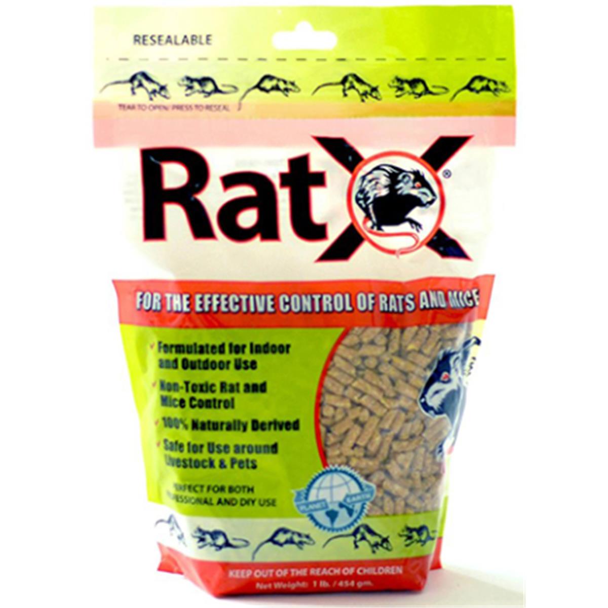 620100-6d 8 Oz Ratx All Natural Non Toxic Humane Rat & Mouse Killer Pellets