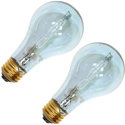 General Electric 62616 A19 43w Reveal Clear Halogen Bulb, 2900k