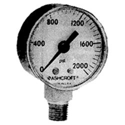 Gl120 0-60 Psi Abs Standard Dry Gauge Lower Mount, 2 In. Face