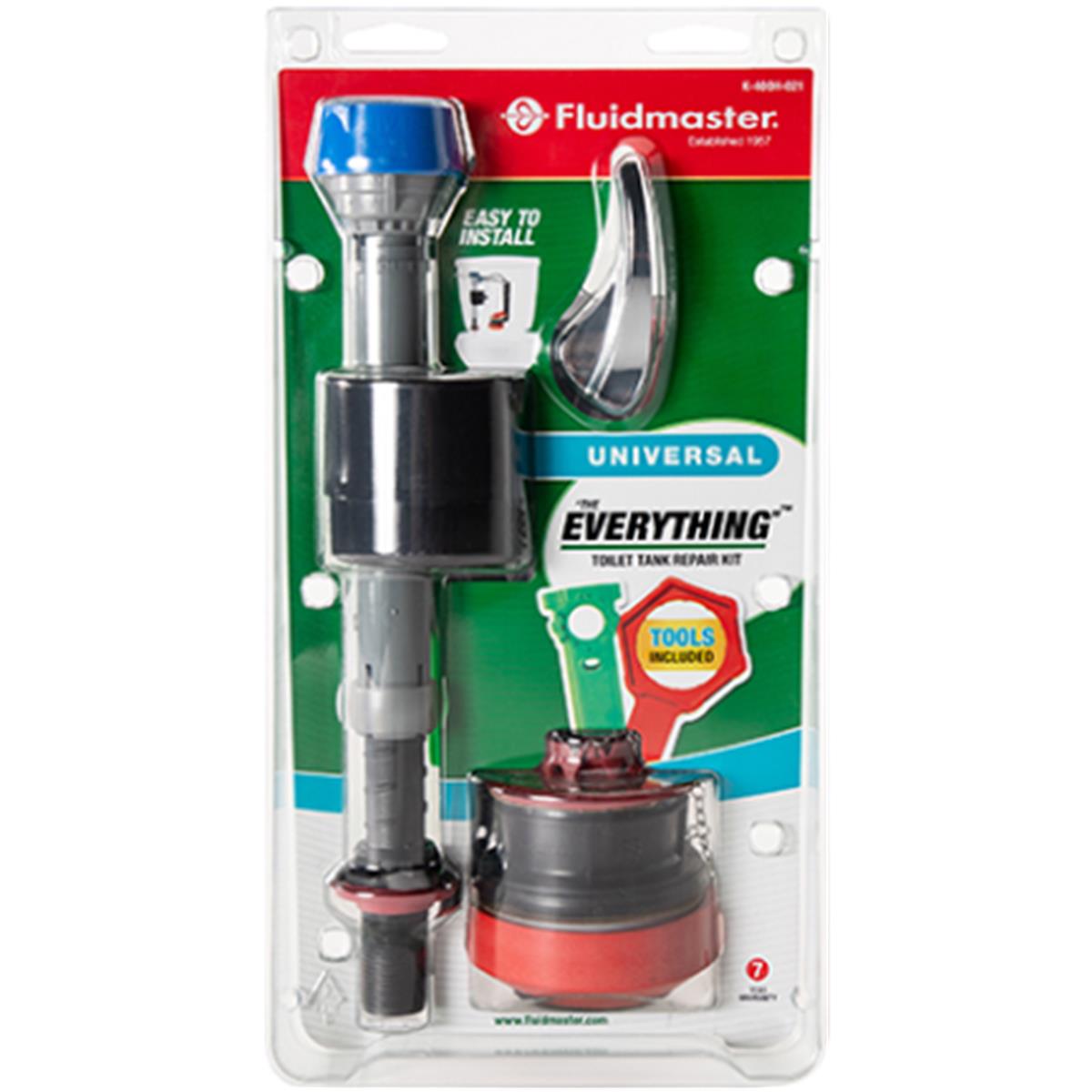 K-400H-021-P8 Universal Complete Toilet Repair Kit with Install Tools