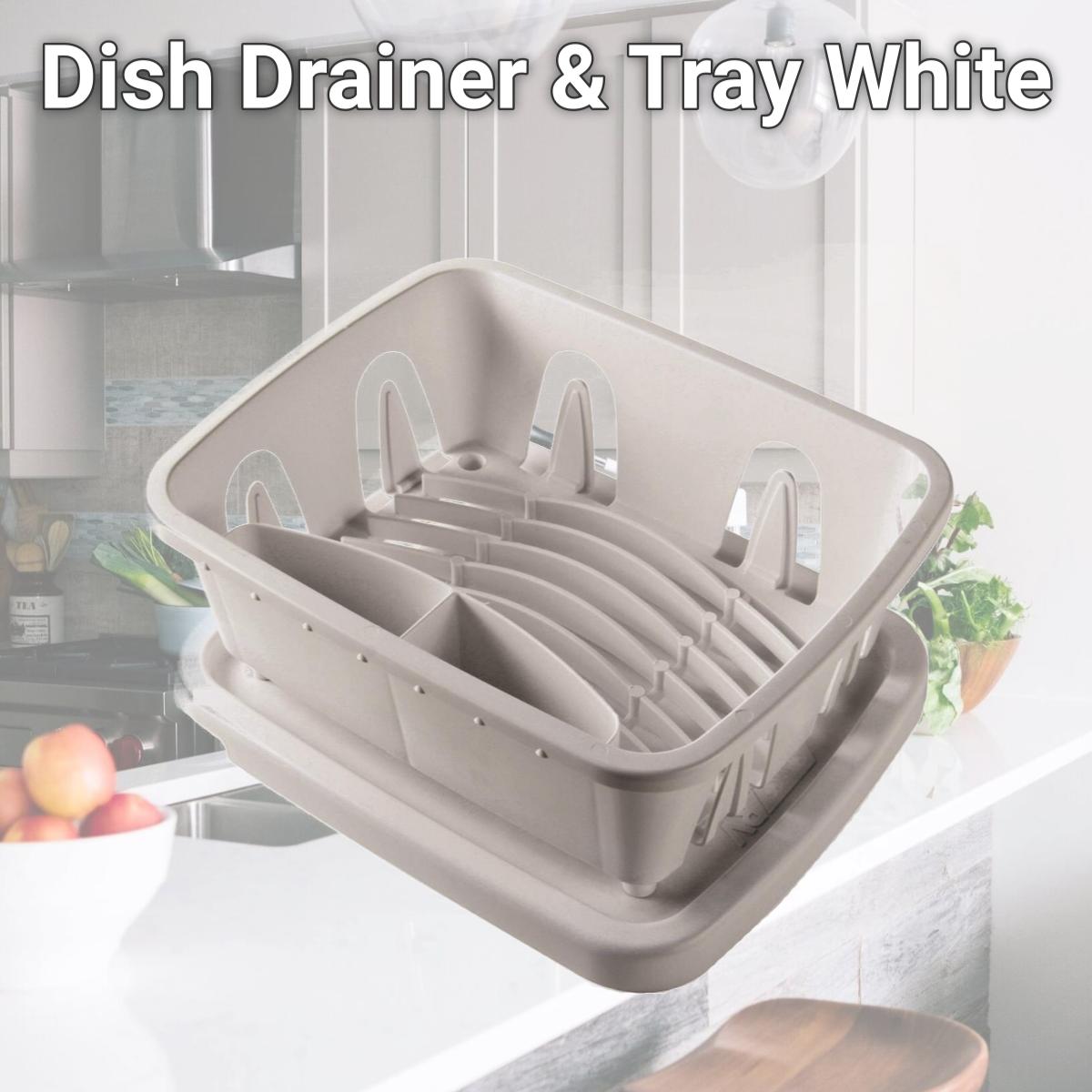 Picture of Camco 43511 Dish Drainer & Tray, White
