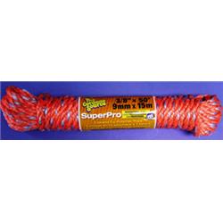 520120-00050-ggg 0.37 In. X 50 Ft. Twisted Co-polymer Rope, Orange