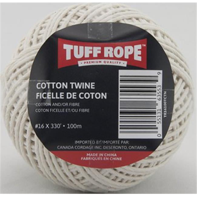 120151 No.16 X 330 Ft. Cotton Twin, White