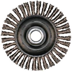 82186 4 X 0.62-11 In. Power Knot Wheel Brush With Stringer Bead Twist