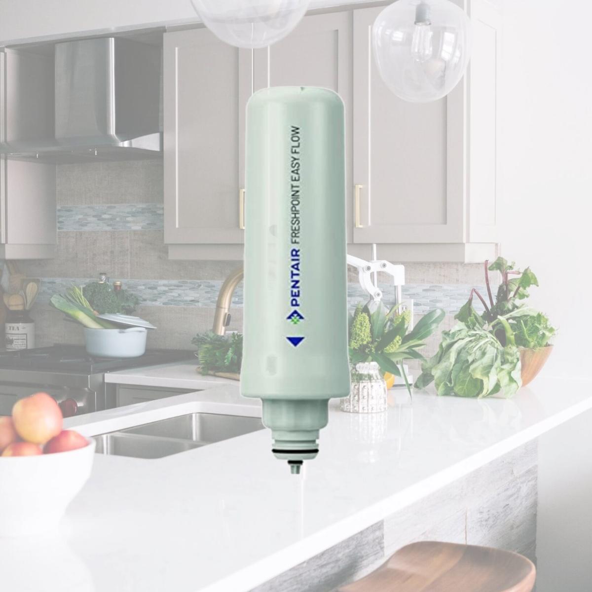 Picture of Pentair 4005730 Easy Flow Replacement Under Sink Water Filter Cartridge - White
