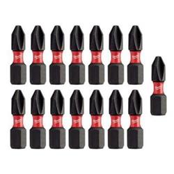 Milwaukee Tool 48-32-5003 No 2 Philips Shockwave 1 in. Impact Duty Steel Insert Bits