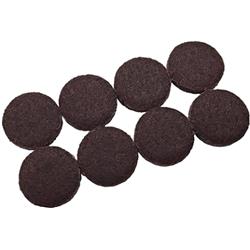 1.5 In. Heavy Duty Self-adhesive Round Felt Pads, Brown - Pack Of 8