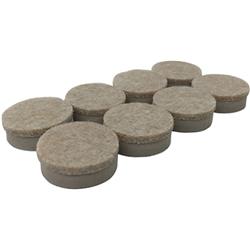 9915 1 In. Heavy Duty Self-adhesive Round Felt Pads, Pack Of 8