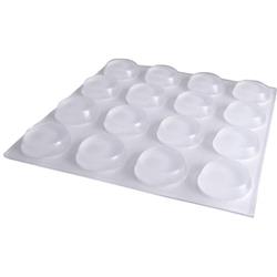 9967 0.5 In. Self Adhesive Pad, Clear - Pack Of 16