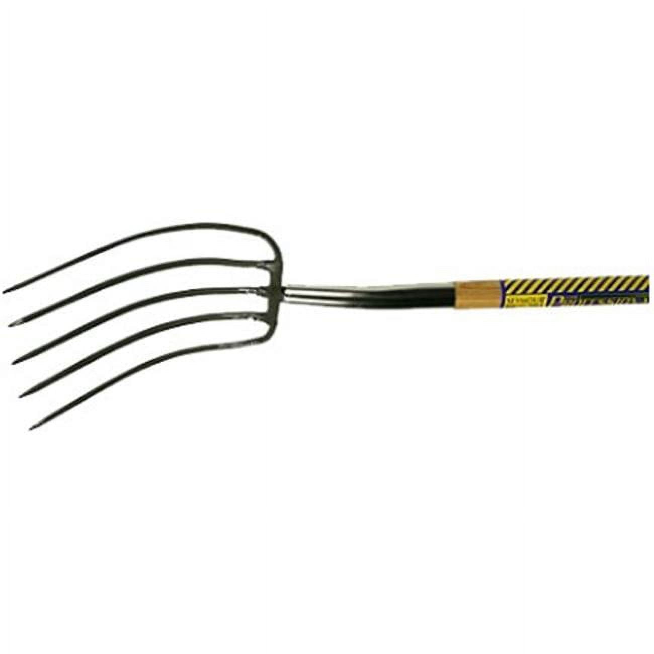 49276 5-tine Manure Fork With 48 In. Hardwood Handle