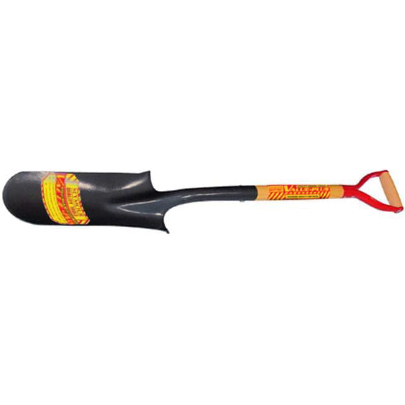 49137 Drain Spade Shovel - 14 In. Head With Rear Rolled Step & 30 In. Hardwood Handle