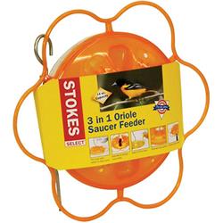 Classic Brands 38246 34 Oz Oriole Saucer 3-in-1 Feeder, Pack Of 4