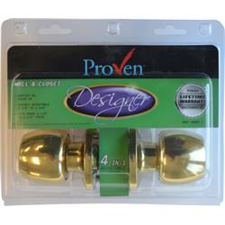 598ps-pb Tucson Style 4-in-1 Adjustable Latch - Polished Brass