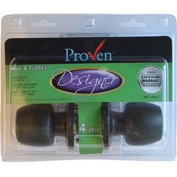 598ps-orb Tucson Style 4-in-1 Adjustable Latch - Rubbed Bronze