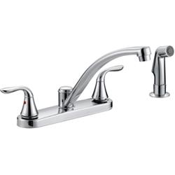 852115cp-p4 Kitchen Faucet With Plating Spray - Chrome