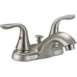 470117bn Dual Handle Lavatory Faucet With Abs Pop-up - Nickel