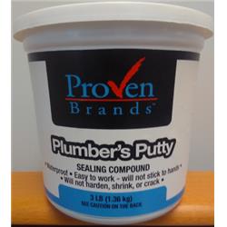 3001 3 Lbs Plumbers Putty Sealing Compound
