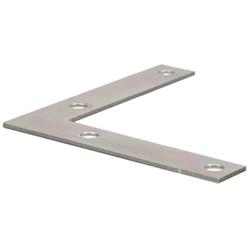 UPC 008236862430 product image for 851103 5 x 0.87 in. Zinc Plated Flat Corner Iron, Pack of 5 | upcitemdb.com