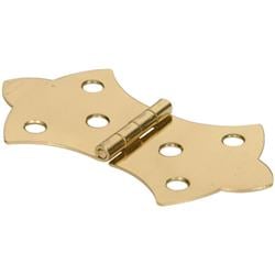 1.31 In. Solid Brass Decorative Hinge
