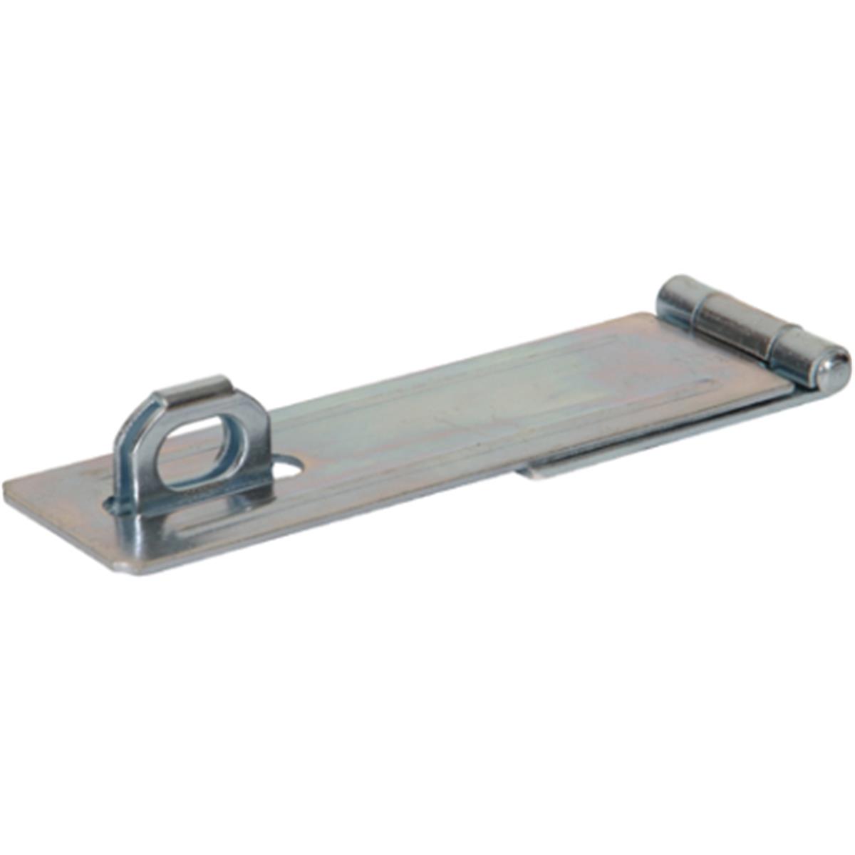 2 In. Fixed Staple Safety Hasps, Zinc Plated