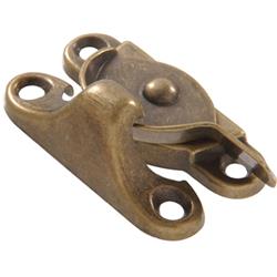 Crescent Type Sash Lock, Antique Brass