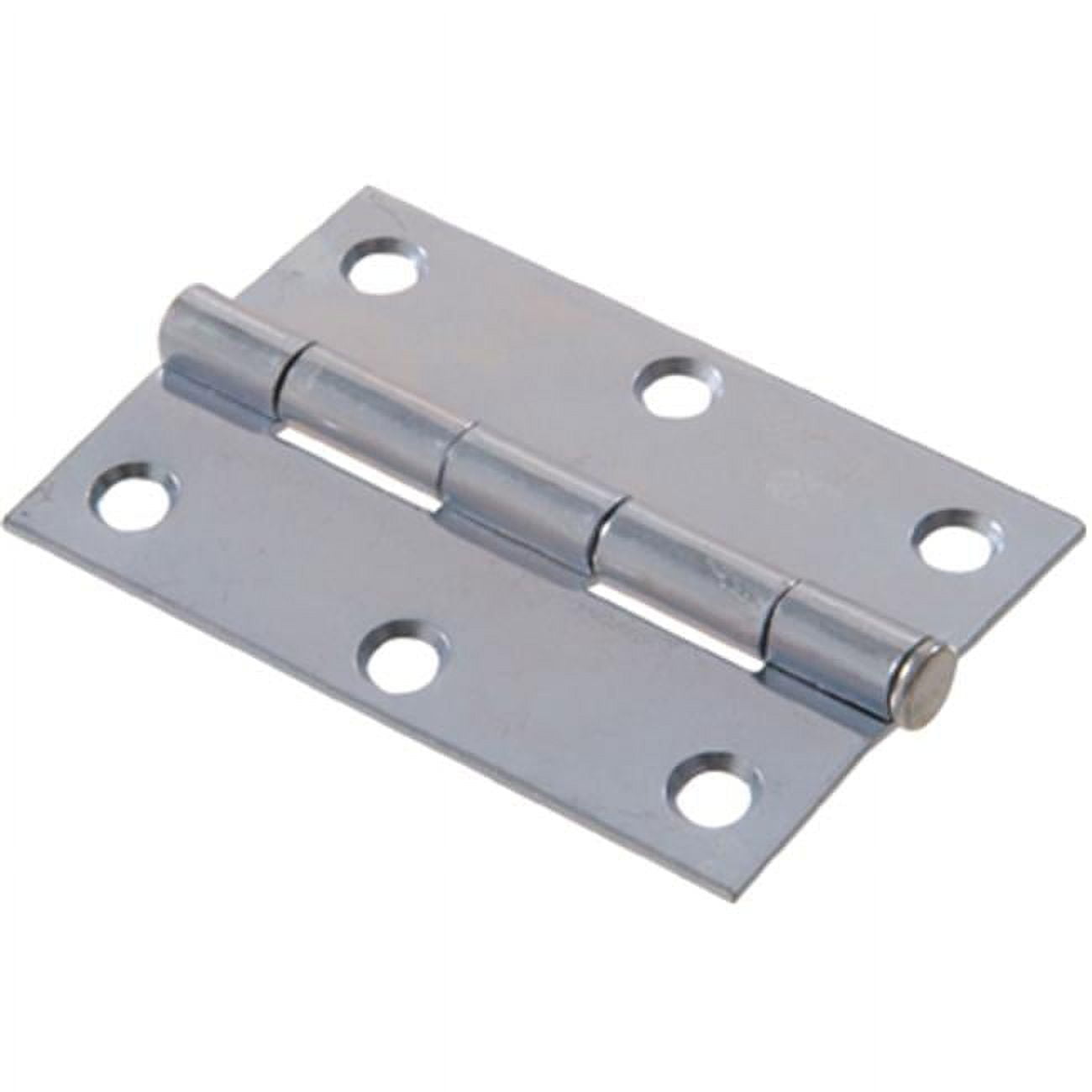 1 In. Light Narrow Hinge With Removable Pin, Zinc Plated