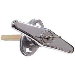 0.31 X 4 In. T Handle With Key, Chrome