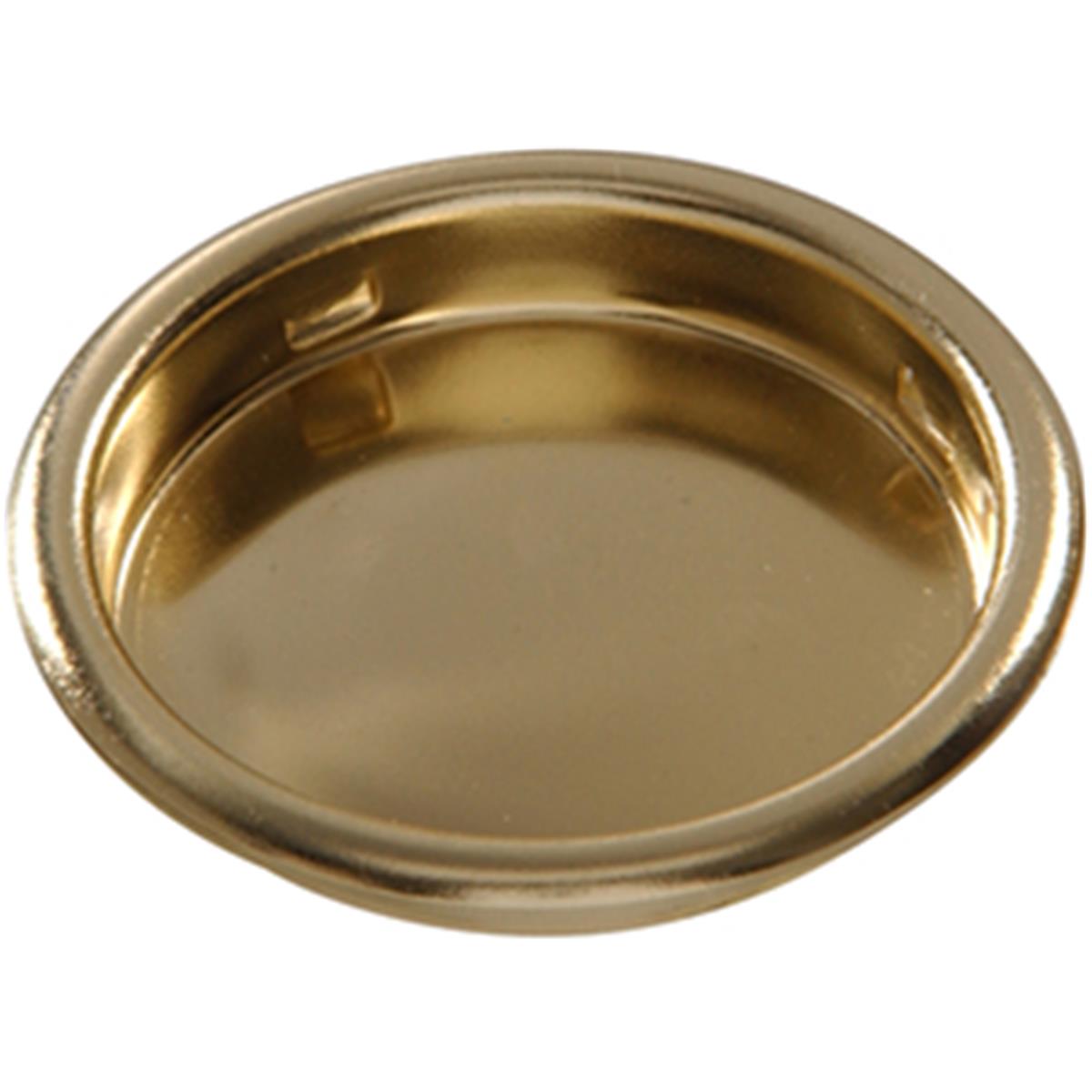 0.75 In. Brass Plated Cup Pull