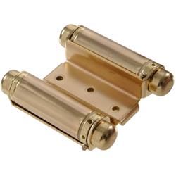 3 In. Satin Brass Double Action Spring Hinge