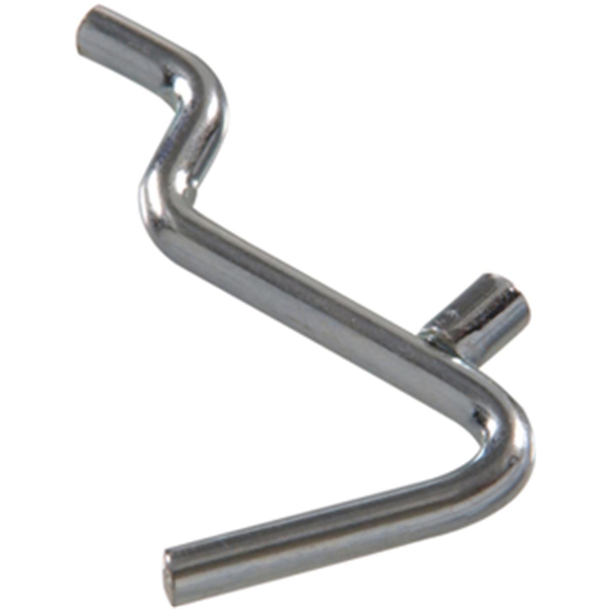 1.5 In. Zinc Plated Pegboard Angle Hook