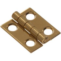 2.5 In. Solid Brass Narrow Hinge, Antique Brass