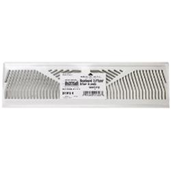 Abbbwh15 15 In. Baseboard Diffuser, White