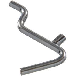 0.148 X 1.5 In. Zinc Plated Angle Hook