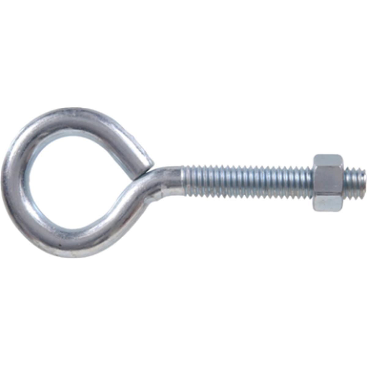 0.62-11 X 6 In. Zinc Plated Eyebolt With Nut - Pack Of 3