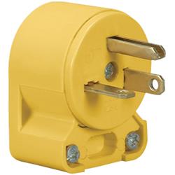 Cooper Wiring 4409an-box 20a 125v Commercial Grade Plug & Connector, Yellow