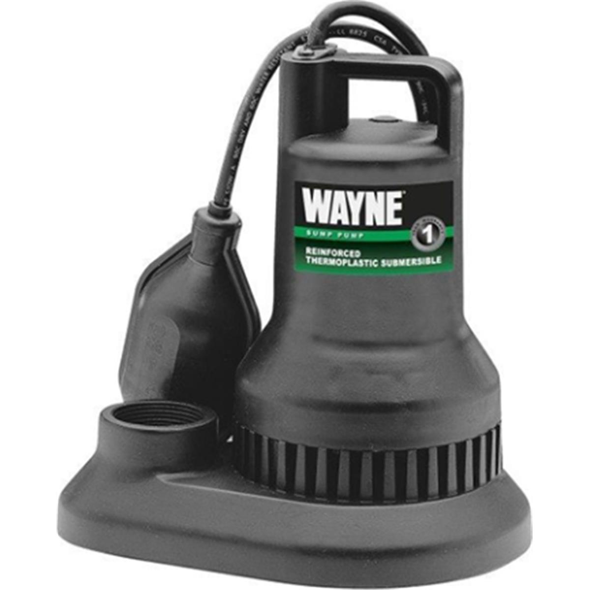 Wst33 0.33 Hp Plastic Submersible Sump Pump