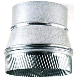6x8-312 6 X 8 In. Galvanized Increaser Large End Crimped