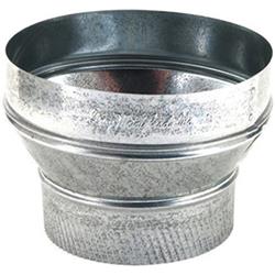 9x8-311 9 X 8 In. Galvanized Reducer Small End Crimped