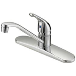 820410cp 580392 8 In. Single Handle Kitchen Faucet, Chrome