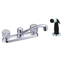 851110cp-p3 582611 8 In. Kitchen Faucet With Sprayer, Chrome