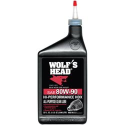 93126 80w90 Wolfs Head Motor Oil Hdx All-purpose Gear Lube, 32 Fl. Oz - Pack Of 12